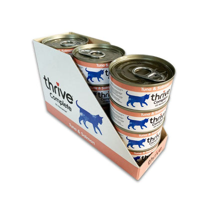 Thrive Complete Tuna & Salmon Cat Wet Food 75G x 12