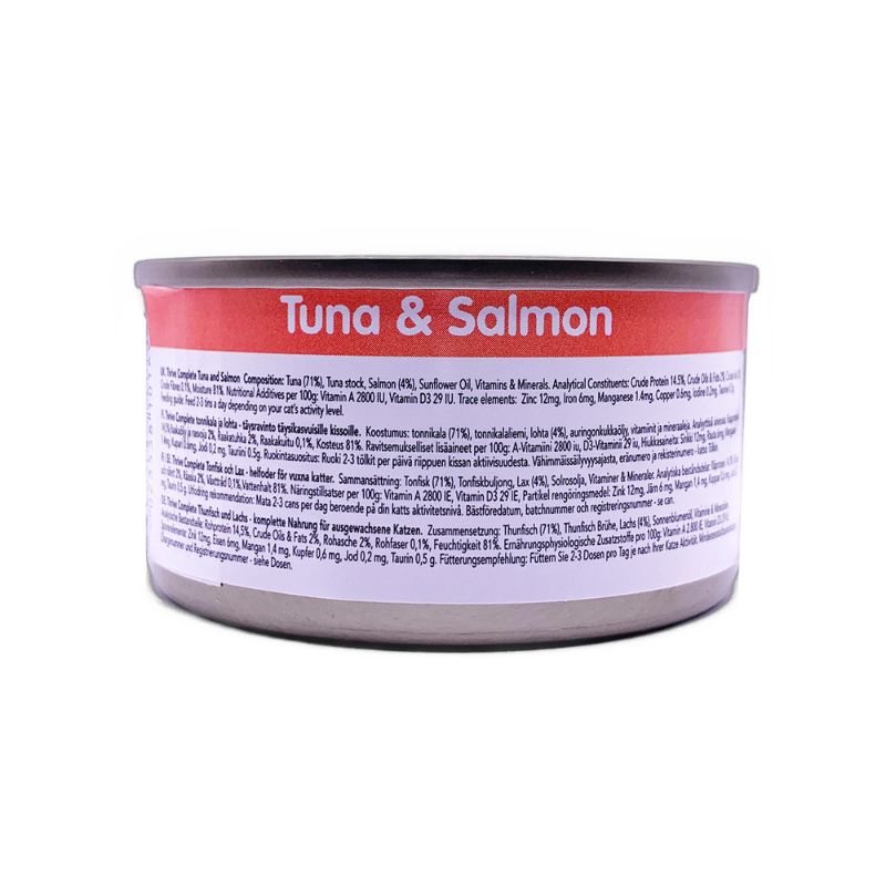 thrive complete tuna and salmon wet cat food 75g ingredient list