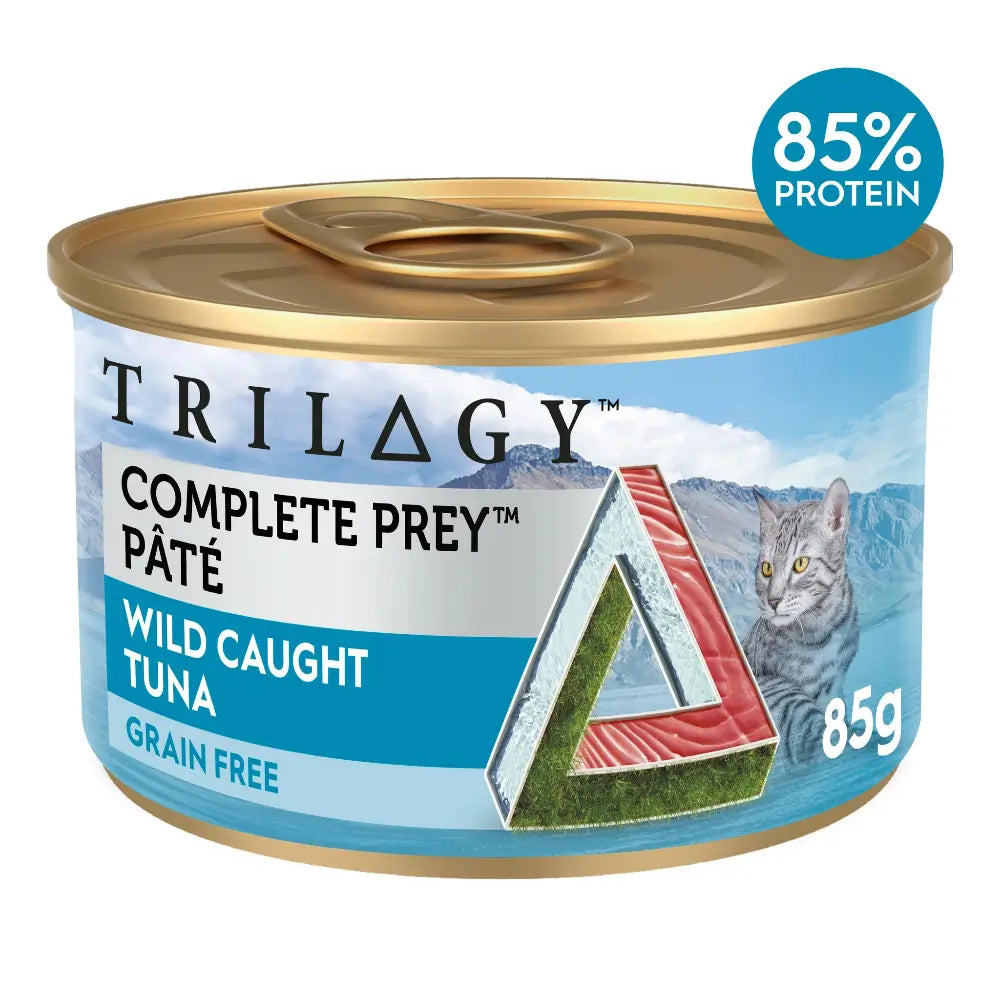 Trilogy complete prey pate grain free tuna wet cat food all life stage 85g