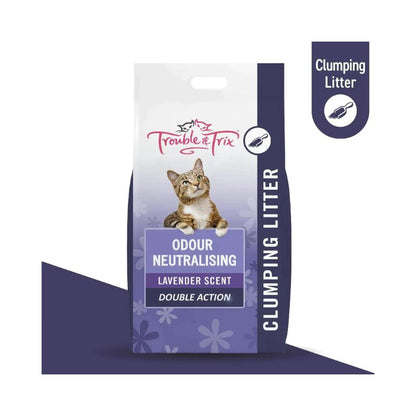 Trouble and Trix Odour Neutralising Lavender 15L x 3bags *FOR MELBOURME LOCAL DELIVERY ONLY*