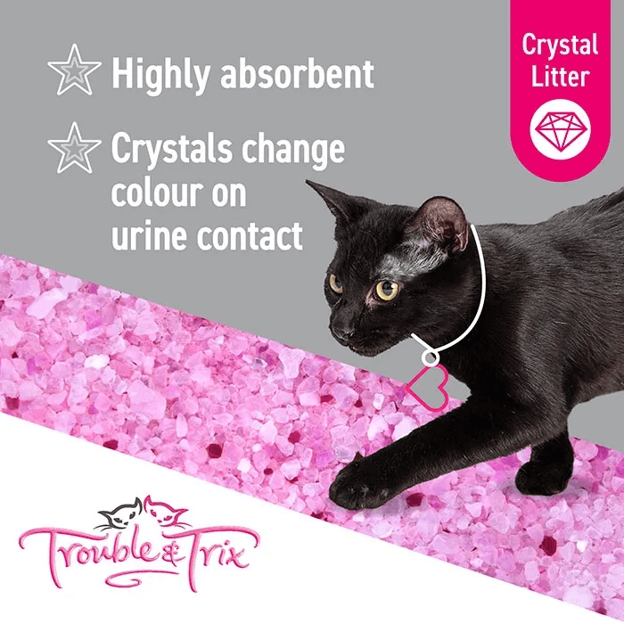 Trouble and Trix AntiBac Crystal Cat Litter 15L features 2