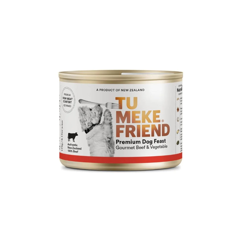 TU MEKE FRIEND Canned Premium Dog Feast Gourmet Gourmet Beef & Vegetable 175G *Clearance 17/08/24*