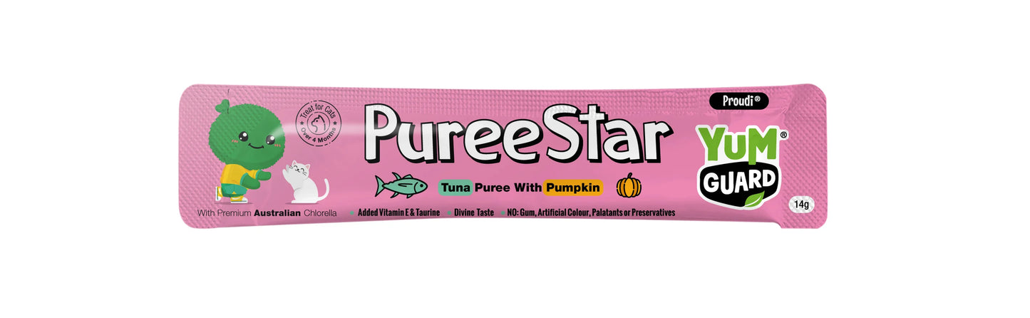 YUMGUARD Puree Star Tuna with Pumpkin Puree 14g x 6