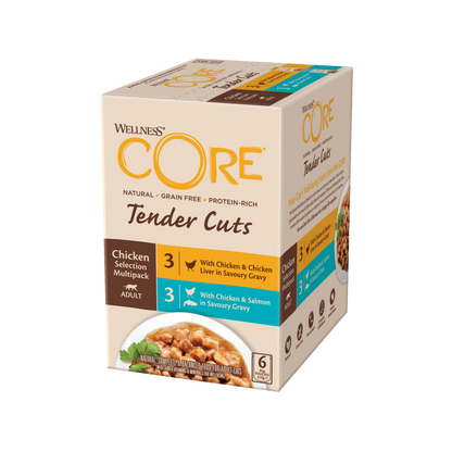 Wellness CORE Tender Cuts Chicken Selection Multipack Wet Cat Food