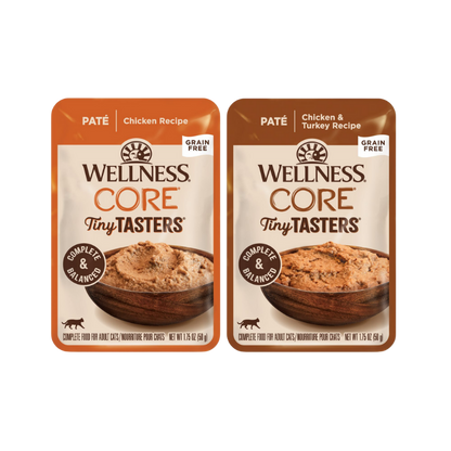 Wellness CORE Tiny Tasters Land Variety Pack Wet Cat Food 50g x 12