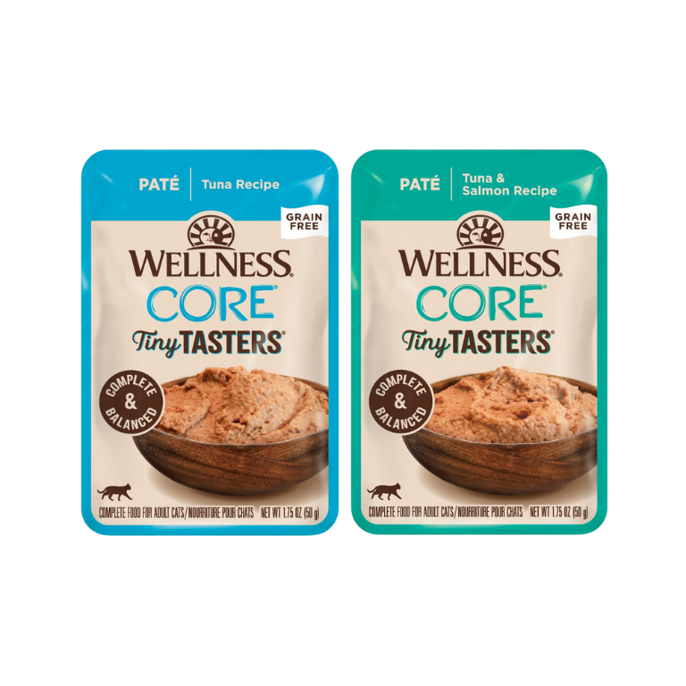 Wellness CORE Tiny Tasters Seafood Pate Variety Pack Wet Cat Food 50g x 12