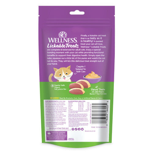 Wellness Grain Free Lickable Duck Cat Treat 12g x 6