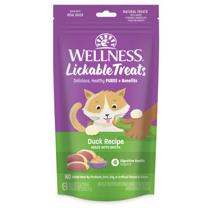 Wellness Grain Free Lickable Duck Cat Treat 12g x 6