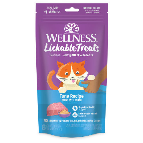 Wellness Grain Free Lickable Tuna Cat Treat 12g x 6