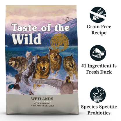 Taste of the Wild Wetlands Roasted Fowl Dry Dog Food 12.2KG