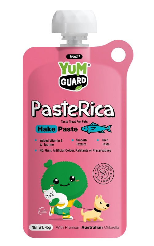 YUMGUARD Paste Rica Hake Paste Treat for Dogs & Cats 45g