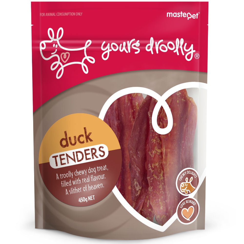 Yours Droolly Duck Tender Dog Treats 450G