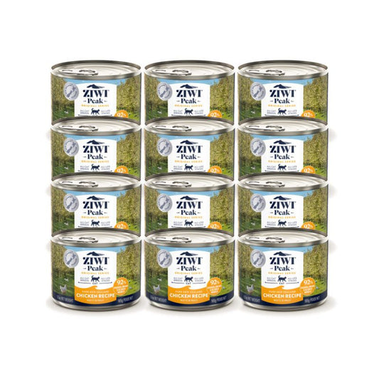 Ziwi Peak Wet Cat Food Chicken Canned 185G x 12