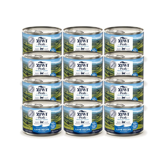 Ziwi Peak Wet Cat Food Lamb Canned 185G x 12