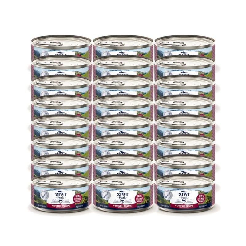 Ziwi Peak Wet Cat Food Venison Canned 85G x 24