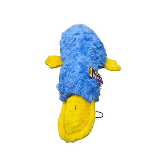 beloved pet blue duck interactive squeaky plush dog toy large