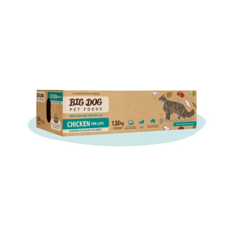 big dog barf raw cat food chicken 1.38kg