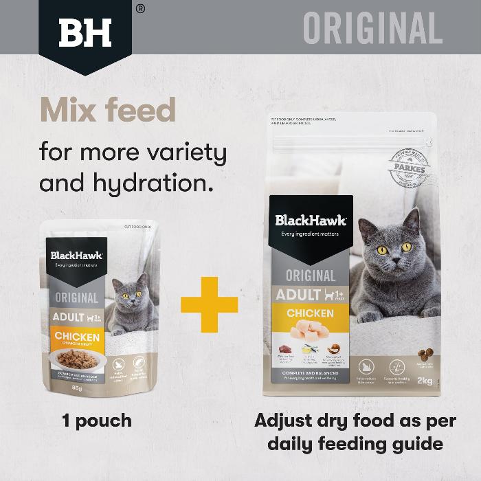 Black Hawk Chicken Dry Cat Food
