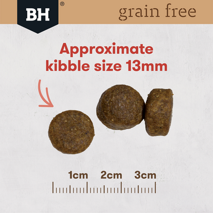 BLACK HAWK Grain-Free Dry Dog Food Adult Kangaroo 15KG kibble size