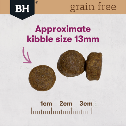  BLACK HAWK Grain Free Dry Dog Food Lamb 15KG kibble size