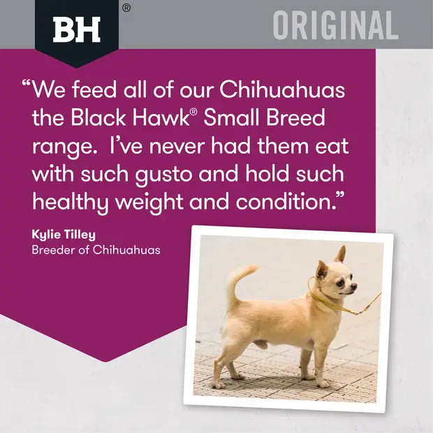 Black Hawk Original Dry Dog Food Small Breed Lamb & Rice customer review
