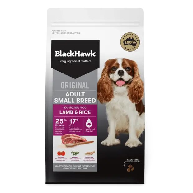 Black Hawk Original Dry Dog Food Small Breed Lamb & Rice