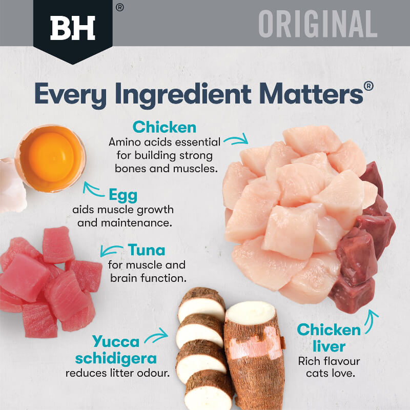 Black Hawk Chicken Tuan Gravy Mature 7+ Wet Cat Food benefits of ingredients
