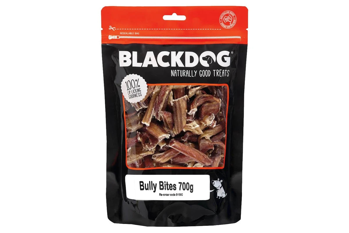 BLACKDOG Dog Treats Beef Bully Bites 700G