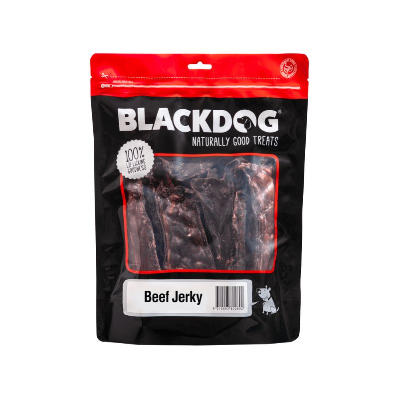 BLACKDOG Dog Treats Beef Jerky 100G