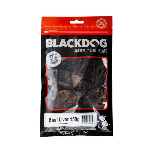 blackdog beef liver dog treat 150g