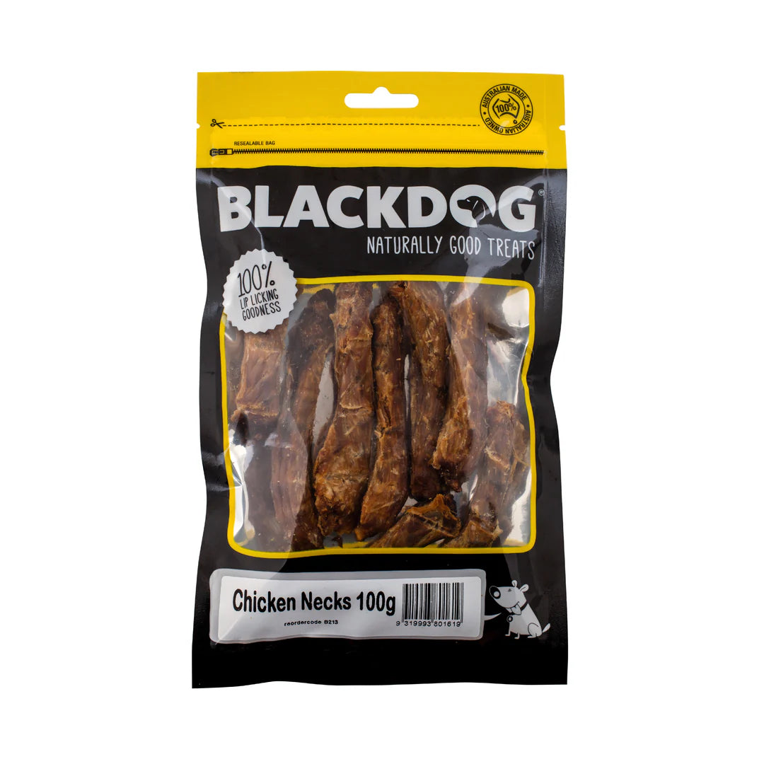 BLACKDOG Dog Treats Chicken Necks 100g