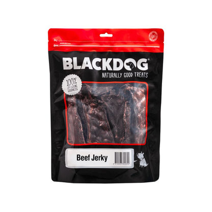 blackdog beef jerky dog treat 100g