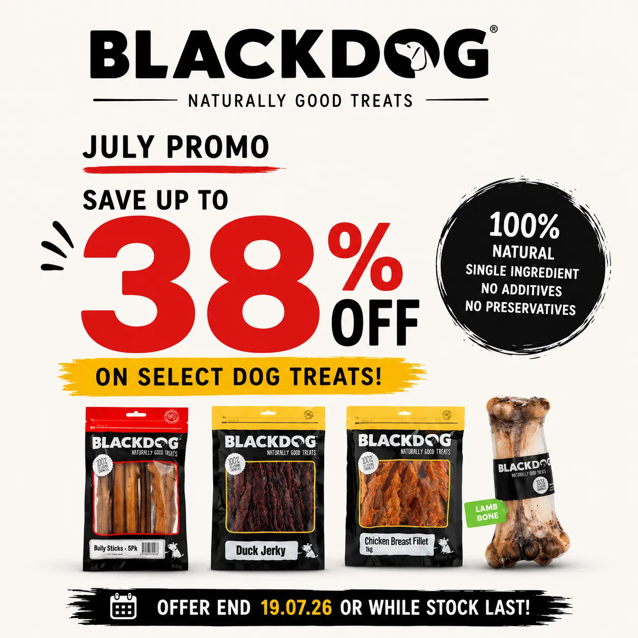 blackdog pig ear dog treat 10pack