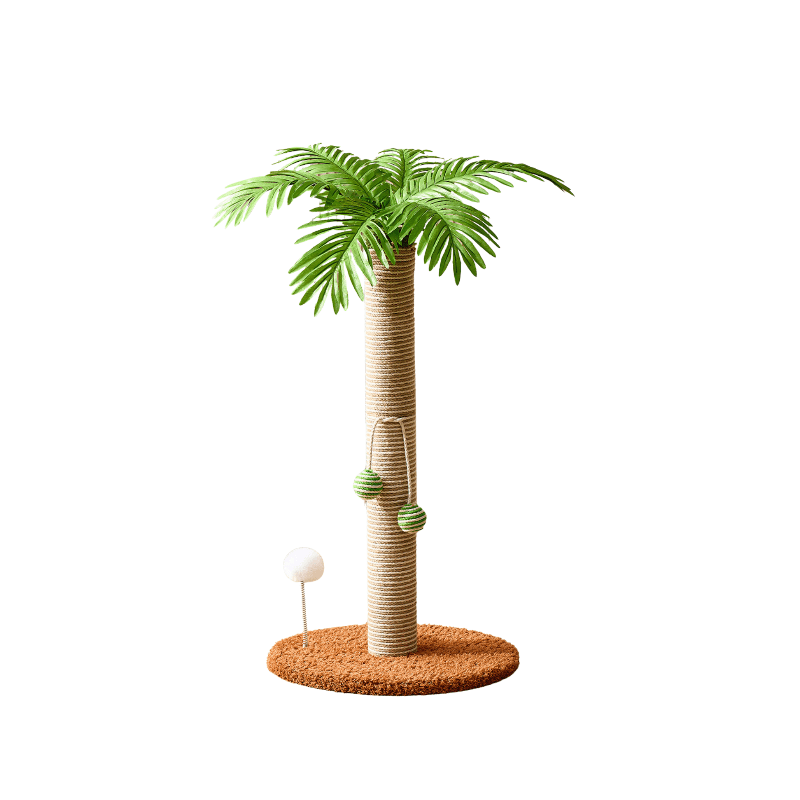 coco palm cat scratching post ADS Pet Coconut Sisal Cat Scratching Post Decorative Palm Design – ADS Pet  Store