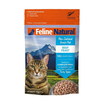 FELINE NATURAL Beef Freeze Dried Cat Food 320G