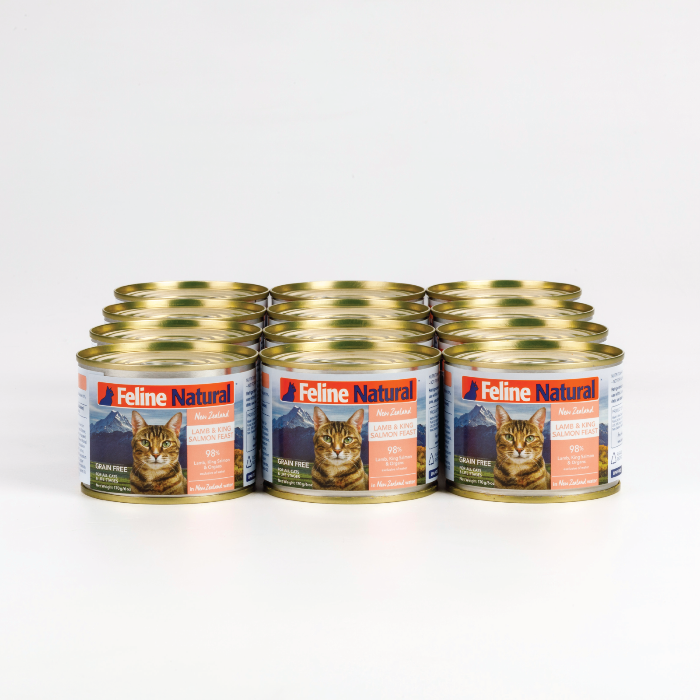 Feline Natural Lamb And Salmon Wet Cat Food Canned 170G