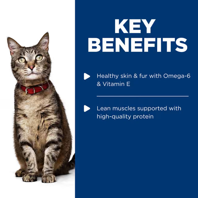 Hill's Science Diet Adult Beef Wet Cat Food Pouches key benefits