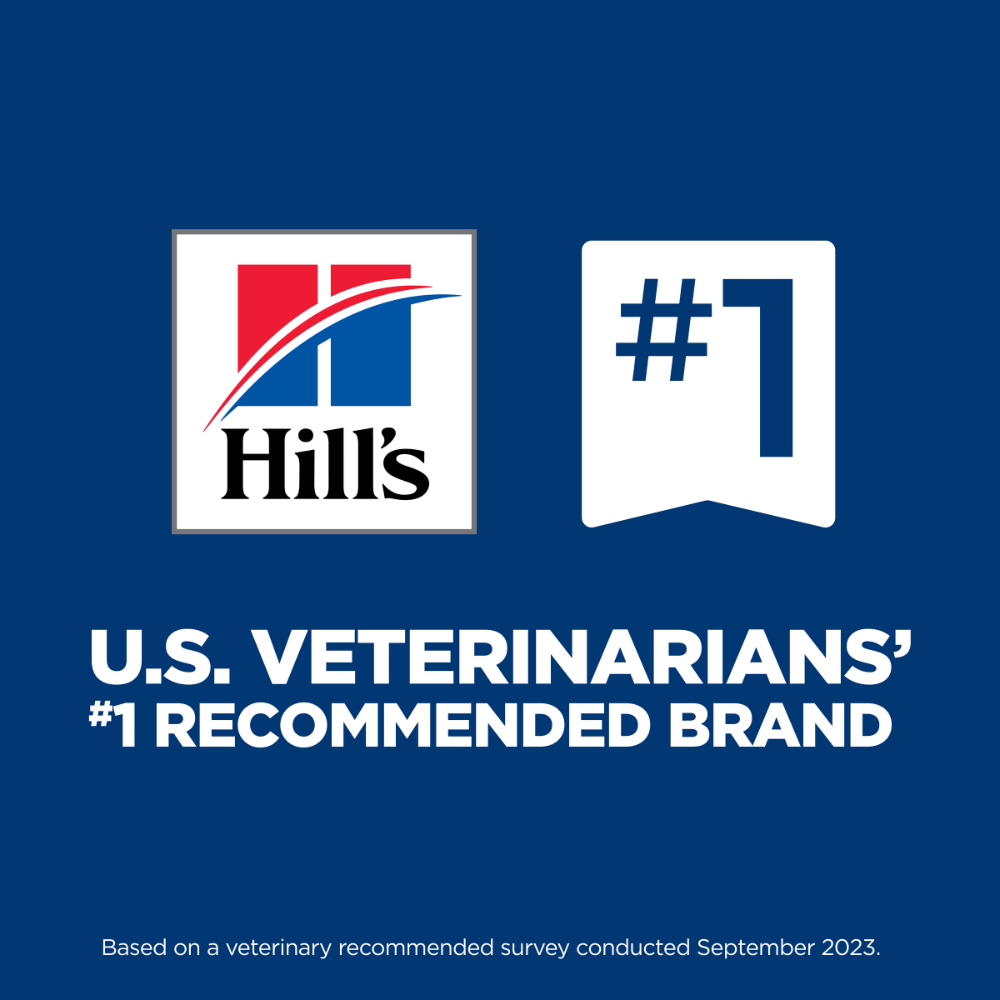Hill’s Science Diet logo highlighting US veterinarians’ number one recommended cat food brand
