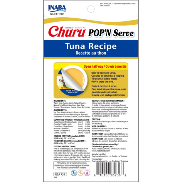 inaba churu pop n serve tuna recipe cat treat 70g back