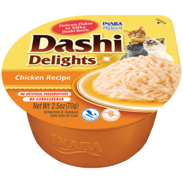 INABA Dashi Delights Chicken Recipe Cat Treats 70G