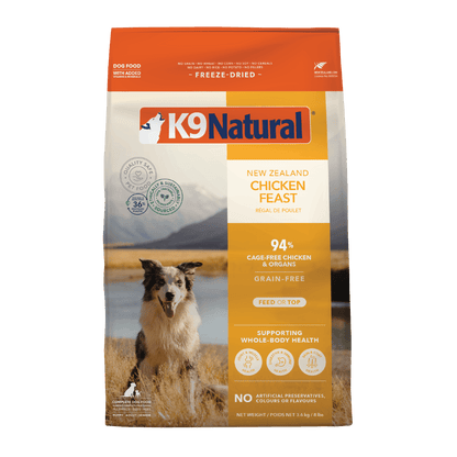 K9 Natural Chicken Freeze Dried Dog Food 3.6KG