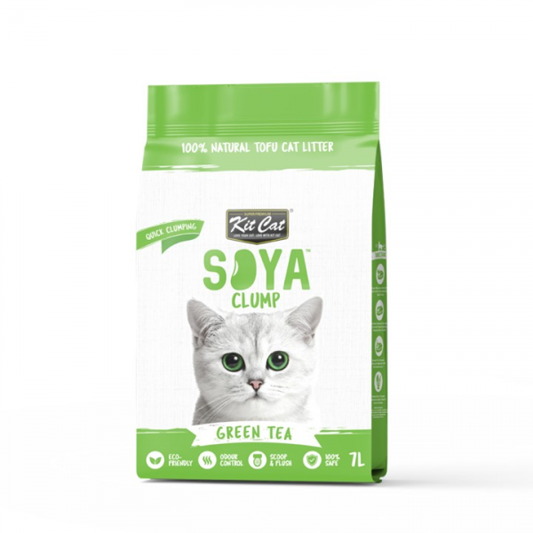 Kit Cat Soya Clump Cat Litter Green Tea 7ltr