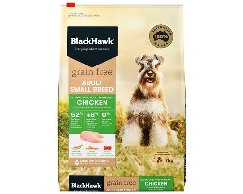 BLACK HAWK Grain-Free Small Breeds - Chicken 7KG - ADS Pet Store