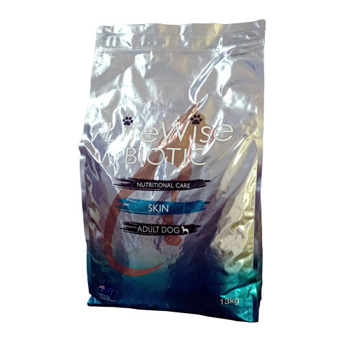 LIFEWISE Biotic Skin With Fish Rice Dry Dog Food 13kg