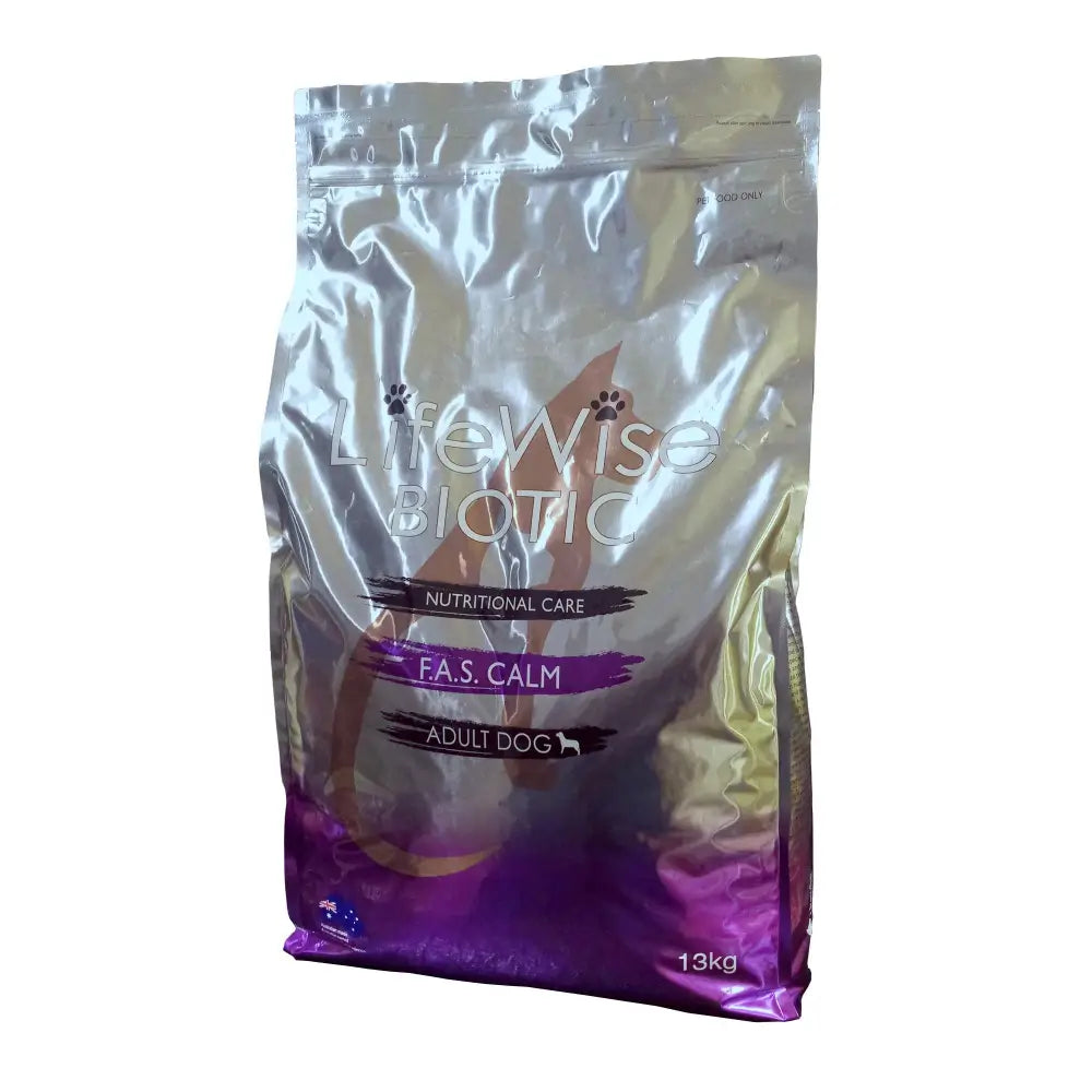 LIFEWISE Biotic F.A.S CALM With Fish Lamb Rice Adult Dry Dog Food 13kg