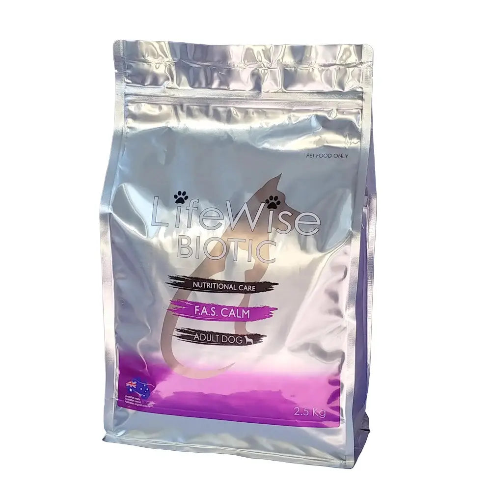 LIFEWISE Biotic F.A.S CALM With Fish Lamb Rice Adult Dry Dog Food 2.5kg
