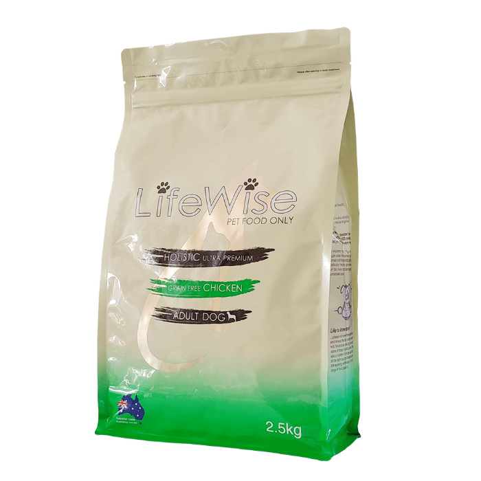 LIFEWISE Grain Free Chicken and Turkey with vegetables Dry Dog Food 2.5kg