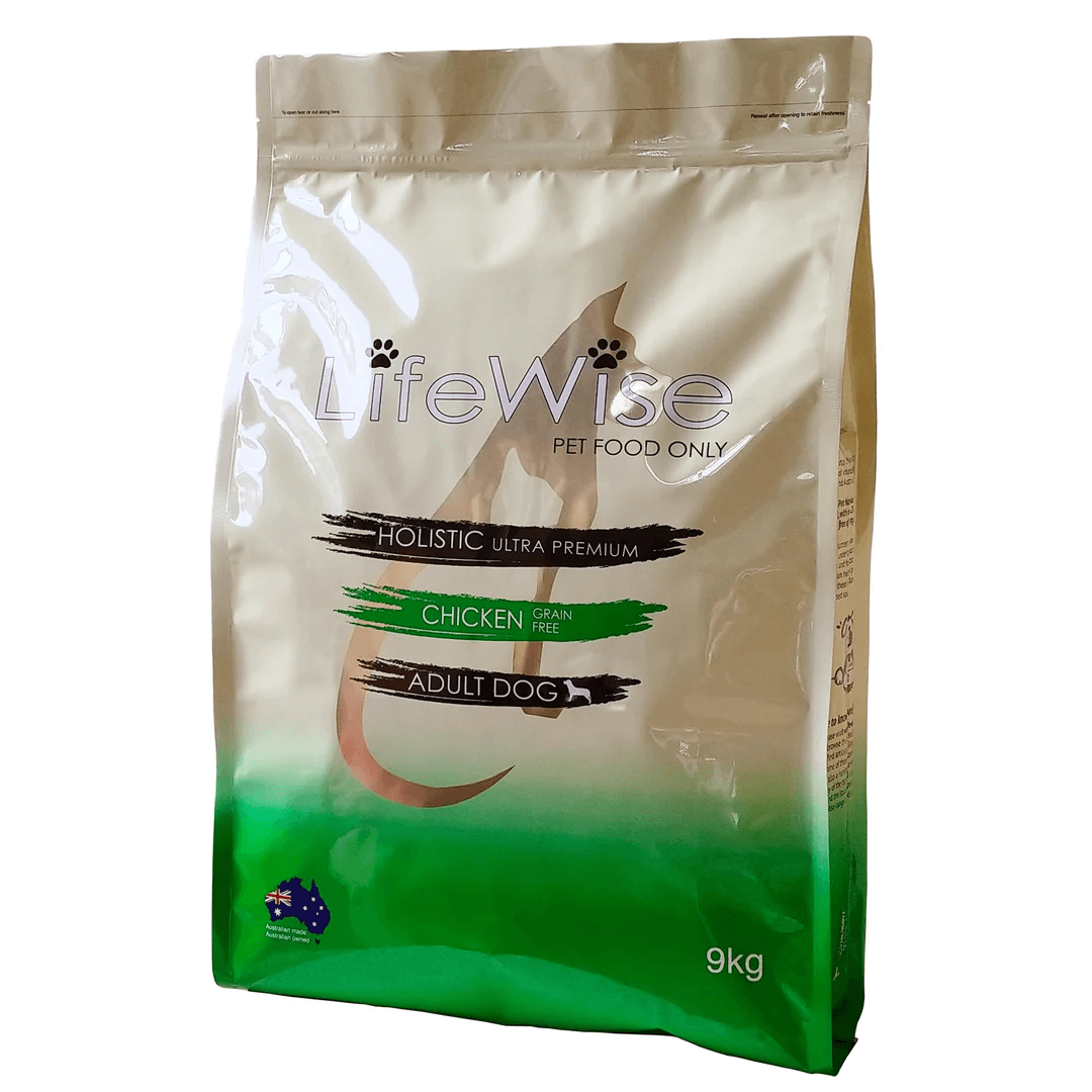 LIFEWISE Grain Free Chicken and Turkey with vegetables Dry Dog Food 9kg