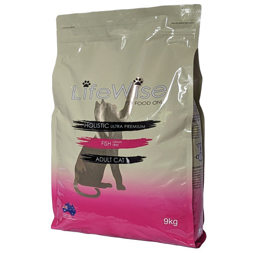 LIFEWISE Grain Free Fish and Lamb and Vegetables Dry Cat Food 9kg