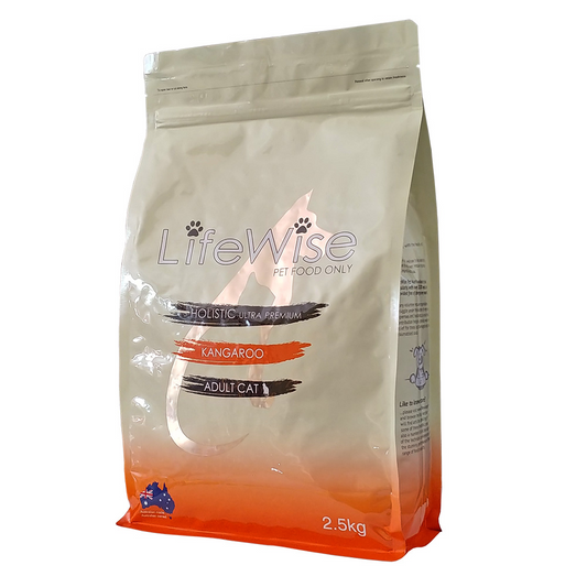 LIFEWISE Kangaroo and Lamb, Rice and Vegetables Dry Cat Food 2.5kg